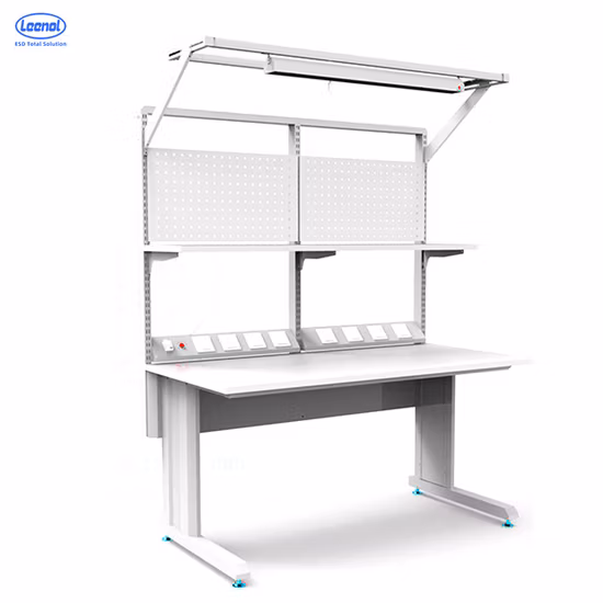 Leenol -15600tc 63% Polyester ESD Anti-Static Silk Twill Fabric 1cm Grid for Clothes